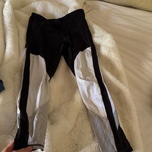 Athleta Black and White Leggings